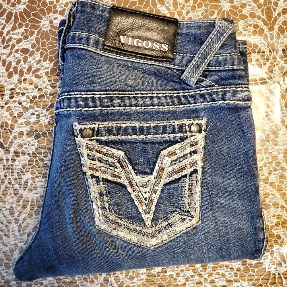 Vigoss Chelsea bootcut Jeans. Size 3/4